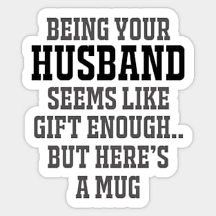 Husband Mug Sticker